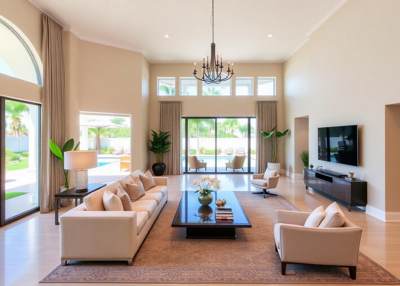 Elegant Florida living room interior